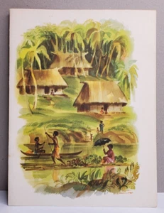 1967 SS Lurline Matson Lines Cruise Ship Dinner Menu Fiji Louis Macouillard - Picture 1 of 10