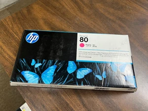 ORYGINALNA GŁOWICA DRUKUJĄCA I ŚRODEK CZYSZCZĄCY HP DESIGNJET 80 MAGENTA C4822A FABRYCZNIE ZAPIECZĘTOWANA - Zdjęcie 1 z 3