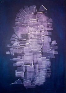 Jean Marie Ledannois - Painting Original - Gouache - Composition Abstract 94 - Picture 1 of 3