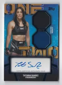 2024 Topps UFC Knockout Tatiana Suarez Auto /50 reliquia - Foto 1 di 2