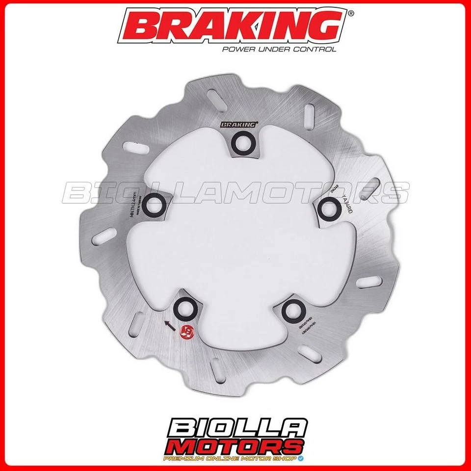 YA34RID DISCO FRENO POSTERIORE DX BRAKING YAMAHA YZF R1 1000 2008 - WAVE FISSO - Foto 1 de 4