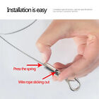 Adjustable Automatic Wire Rope Spring Hook Clothesline Hanging Solution Syste S1