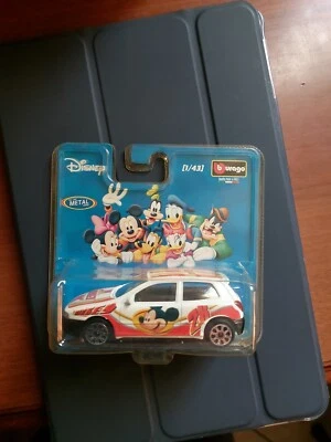 Auto Burago 1/43 Nuova Blisterata Fiat Bravo Walt Disney Di Topolino - Immagine 1 di 4