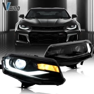 VLAND LED Headlights For 2016 2017 2018 Chevrolet Camaro LS LT SS Sequential Set - Bild 1 von 16