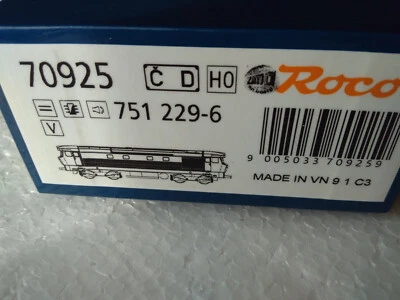 ROCO 70925 H0 🍇NEU🔊 SOUND🔊 CD Diesellok Rh 751 229H0 DCC Ep.5 NEW OVP CSD - Bild 1 von 4