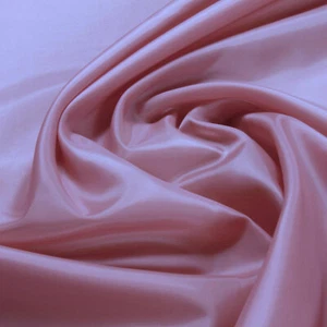 2 Meter Stoff Polyester Futter Taft altrosa Futterstoff - Bild 1 von 1
