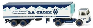 WIKING, SAVIEM 4x2 con rimorchio frigorifero 2 Assi LA CROIX, 1/87, WIK052848 - Foto 1 di 1