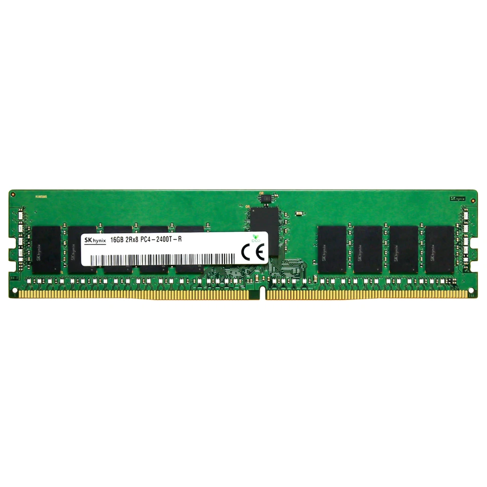 Hynix 16GB 2Rx8 PC4-2400T RDIMM DDR4-19200 ECC REG Registered Server Memory RAM - Image 1 of 1