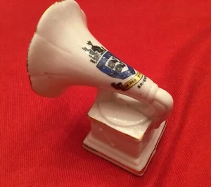 Antikes/Vintage Crested Porzellan Grammophon - Bild 1 von 5