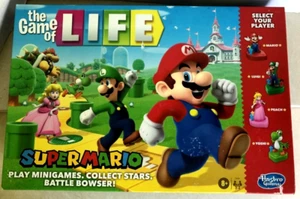 The Game of Life SUPER MARIO Edition Board Game Hasbro Gaming 100% Complete - Picture 1 of 3
