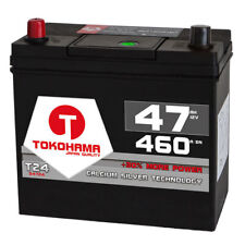 TOKOHAMA Asia Autobatterie 12V 47Ah 460A/EN hohe STARTKRAFT + Pluspol links 45Ah