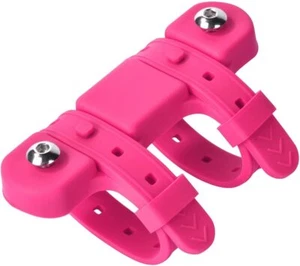GEENIT - Base de Montaje de Jaula para Botellas de Bicicleta - Rosa - Silicona de Alta Calidad - NUEVO - Imagen 1 de 8