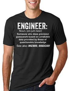 Engineer T-Shirt Funny Gift For Engineer Engineering Tee Shirt - Picture 1 of 6