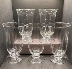 Set of 5 Lenox Crystal Colore Clear Highball Tumbler Glasses - Picture 1 of 4