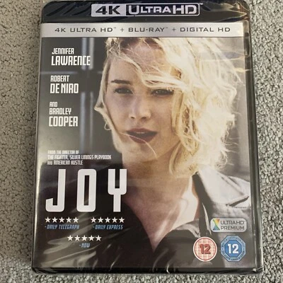 Jennifer Lawrence Joy 4K UHD Blu-ray New Sealed - Image 1 of 2