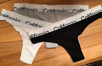 3 er Set Tangas, New Yorker, Größe L, Unterwäsche California, String Tanga, Neu - Bild 1 von 2