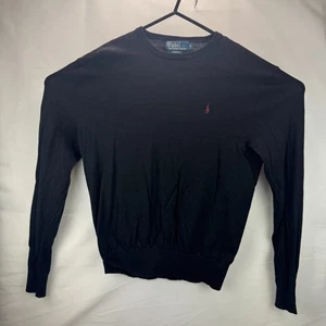 Polo Ralph Lauren Herren Pullover Schwarz XL Slim Fit 100% Merinowolle - Bild 1 von 13
