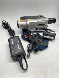Sony DCR-TRV120 Handycam Camcorder Digital8 Hi8 Bundle, TESTED & WORKING S/N:902 - Picture 1 of 18