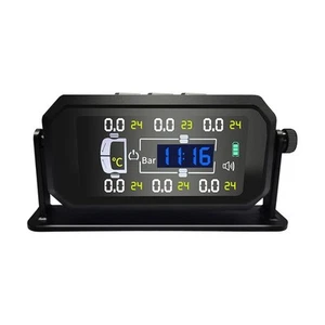 User Friendly Solar TPMS Wireless Truck Tire Pressure Monitor 6 Wheel Sensor - Picture 1 of 24