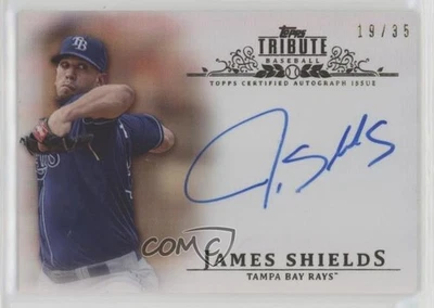 2013 Topps Tribute Auto Sepia /35 James Shields #TA-JSH Auto - Image 1 of 2