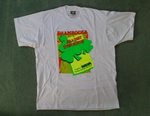 Camiseta De Colección Día de San Patricio MDA Tréboles Contra la Distrofia Para Hombres XL Blanca EE. UU. - Imagen 1 de 4