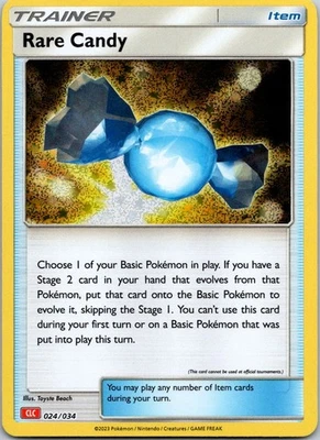 Holo Foil Rare Candy (CLC) 024/034 Classic Collection Trading Card Game Classic - Image 1 of 2