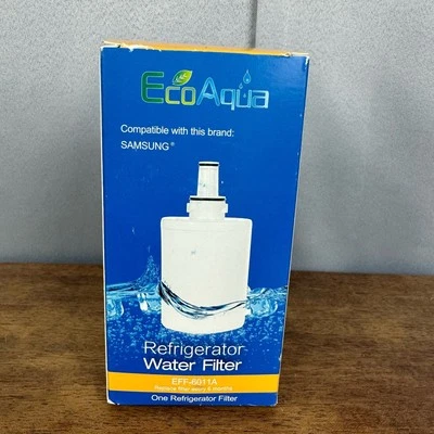 Новый в коробке сменный водяной фильтр для холодильника EcoAqua Samsung EFF-6011A - Изображение 1 из 4