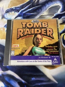 Tomb Raider Unfinished Business CD Rom For Windows 95 PC Game 1999 - Picture 1 of 4