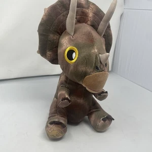 Kohls Jurassic Park Dinosaurier Plüschtier 12 Zoll braun Triceratops Stofftier Spielzeug - Bild 1 von 3