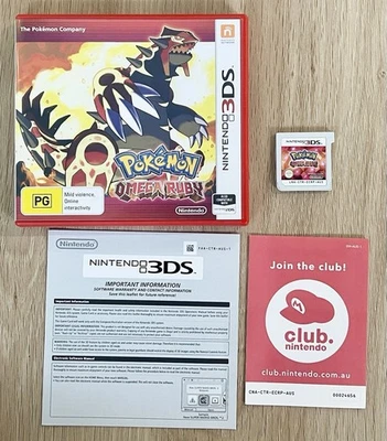 🔥 COMPLETE🔥Pokemon Omega Ruby Version (Nintendo 3DS 2014) CIB. AUS PAL - Image 1 of 4