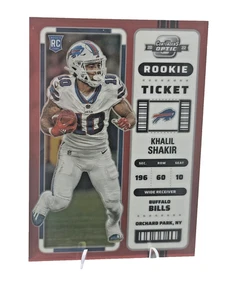 Boleto de novato Contenders Optic 2022 Khalil Shakir #81 (RC) Buffalo Bills/175 - Imagen 1 de 2
