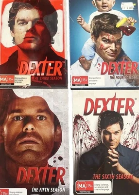 Dexter Complete Season 3 4 5 6 Box Sets DVD 2007 Read - Image 1 of 4