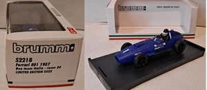2399. BRUMM PROMO Exclusive S22/18 FERRARI 801 “Bea Italia” con pilota   MB - Foto 1 di 7