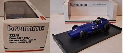 2399. BRUMM PROMO Exclusive S22/18 FERRARI 801 “Bea Italia” con pilota   MB - Immagine 1 di 4