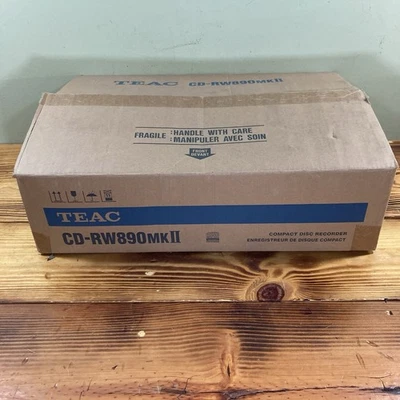 Teac CD-RW890 MKII Black Digital High Speed CD Recorder Tested Working - Image 1 of 4