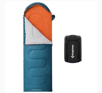 Saco de dormir KingCamp TIGRIS250 - envelope com capuz - Imagem 1 de 4