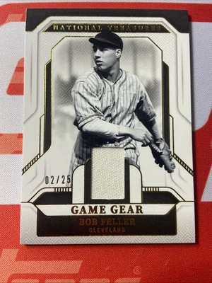 Panini National Treasures Game Gear Holo Silver 2025/25 Bob Feller Cleveland Foto 1 de 4