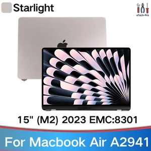 Conjunto de pantalla A2941 para MacBook Air A2941 M2 EMC 8301 LCD Starlight Display - Imagen 1 de 8