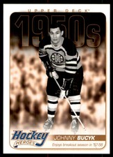 2011-12 Upper Deck Hockey Heroes 1950s / 1960s Johnny Bucyk Boston Bruins #HH5