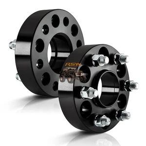 2) 6x5.5 Hubcentric Wheel Spacers For 2022-Up Toyota Tundra 38mm 1.5" - Picture 1 of 6