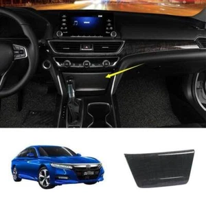 For Honda Accord 2018-2022 Black Wood Grain Console Cigarette Lighter Panel Trim - Picture 1 of 8
