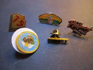 Lot of 5 boy scout BSA hat pins #155 - Picture 1 of 6