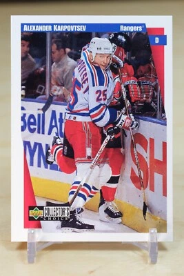 1997-98 UD Collector's Choice Base #169 Alexander Karpovtsev - New York Rangers - Image 1 of 2