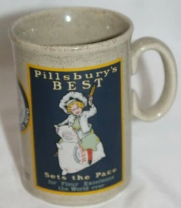 Pillsbury Best Sets The Pace Ceramic Coffee Mug Cup No Doughboy 1986 Tea Cup  - Foto 1 di 12