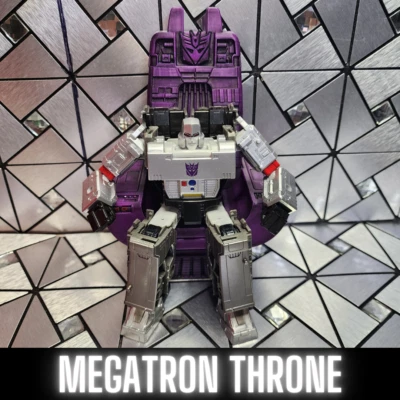 TRANSFORMERS MEGATRON TRONO Con Luz LED, Escala Leyenda, Se Adapta a Figura Rómulo Foto 1 de 4