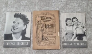 Lot vtg 1944 Chicago Stagebill OKLAHOMA OVER TWENTY-ONE Opera LIBRETTO Martha - Picture 1 of 5