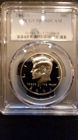 2002-S CLAD PCGS PR70DCAM JFK HALF ULTRA DEEP CAMEO DCAM / UCAM PERFECT PROOF Cover