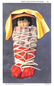 # H2551 NAVAJO INDIAN BABY POSTCARD - Picture 1 of 2
