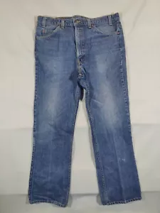 Vintage Levi Strauss & Co. 517 Jeans Mens 36x31 Bootcut Denim USA 90s Orange Tab - Picture 1 of 9