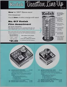 Proyectores Kodac 1957, cámaras, anuncios impresos de películas - Imagen 1 de 4